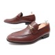 NEUF CHAUSSURES SALVATORE FERRAGAMO MESTRE 7 41 CUIR MARRON 