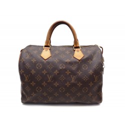 SAC A MAIN LOUIS VUITTON SPEEDY 30 M41108 EN TOILE MONOGRAM LV HAND BAG 1150€