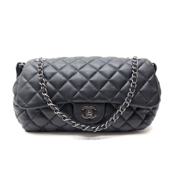 NEUF SAC A MAIN CHANEL TIMELESS BANDOULIERE CUIR MATELASSE NOIR HAND BAG 3490€