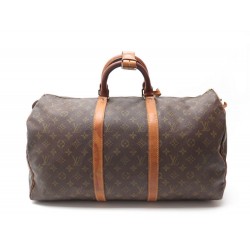 VINTAGE SAC DE VOYAGE A MAIN LOUIS VUITTON KEEPALL 50 TOILE MONOGRAM BAG 1010€