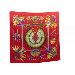  FOULARD HERMES BRAZIL ROUGE 