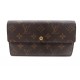 PORTEFEUILLE LOUIS VUITTON SARAH TOILE MONOGRAM LV PORTE MONNAIE BILLFOLD 475€