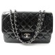 NEUF SAC A MAIN CHANEL GRAND CLASSIQUE TIMELESS JUMBO MATELLASSE NOIR BAG 11100€