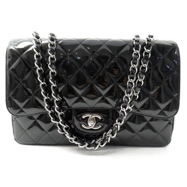 NEUF SAC A MAIN CHANEL GRAND CLASSIQUE TIMELESS JUMBO MATELLASSE NOIR BAG 11100€