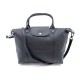 NEUF SAC A MAIN LONGCHAMP LE PLIAGE CUIR M L1515737127 BANDOULIERE NOIR BAG 430€