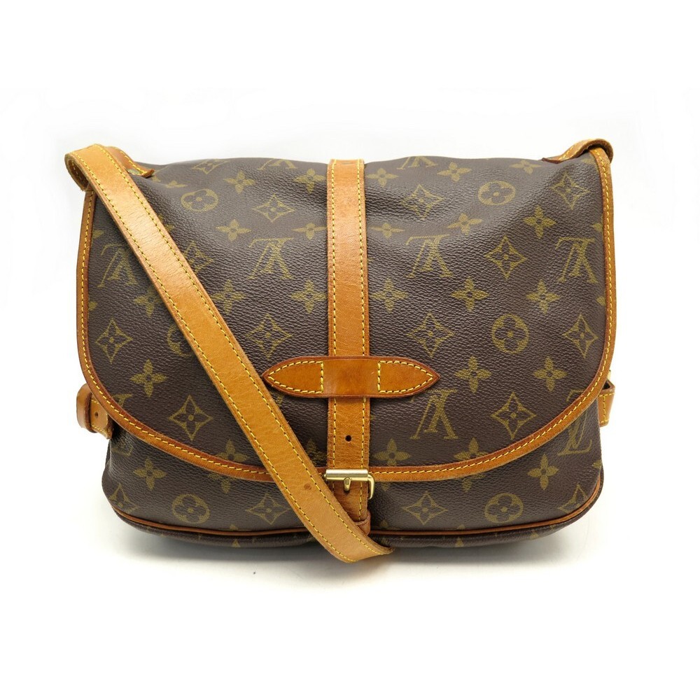 Shop for Louis Vuitton Monogram Canvas Leather Saumur 30 cm Messenger Bag -  Shipped from USA