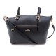 NEUF SAC A MAIN COACH SATCHEL 58874 EN CUIR NOIR BANDOULIERE PURSE DUSTBAG 375€