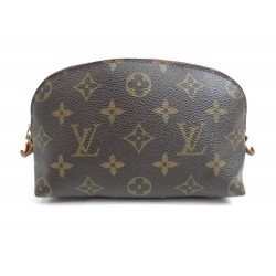 SAC LOUIS VUITTON POCHETTE COSMETIQUE A MAIN EN TOILE MONOGRAM MARRON POUCH 245€