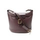 SAC A MAIN LONGCHAMP BANDOULIERE CUIR GRAINE MARRON LEATHER HAND BAG PURSE 450€