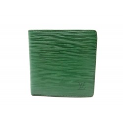 PORTEFEUILLE LOUIS VUITTON MARCO CUIR EPI VERT 