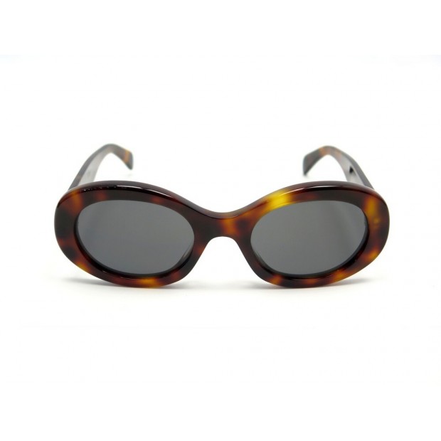 LUNETTES DE SOLEIL CELINE TRIOMPHE CL40194U EN RESINE MARRON SUNGLASSES 360€