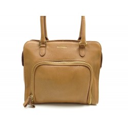 SAC A MAIN MAC DOUGLAS CABAS 29 CM EN CUIR MARRON LEATHER HAND BAG PURSE 260€