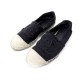 CHAUSSURES CHANEL LOGO CC ESPADRILLES 36 SANDALES TOILE NOIR SHOES 730€