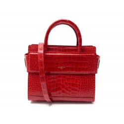 NEUF SAC GIVENCHY HORIZON PM EN CUIR CROCODILE ROUGE BANDOULIERE HAND BAG 19000€