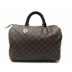 SAC A MAIN LOUIS VUITTON SPEEDY 30 N41364 EN TOILE DAMIER EBENE HAND BAG 1150€