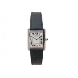 MONTRE CARTIER TANK SOLO 3170 PM 31 x 24 MM ACIER QUARTZ CLASSIQUE WATCH 2130€