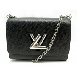 NEUF SAC A MAIN LOUIS VUITTON TWIST MM M50282 EN CUIR EPI NOIR BANDOULIERE 3500€