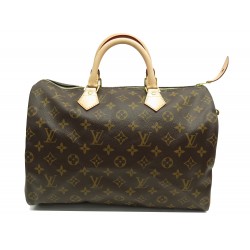 NEUF SAC A MAIN LOUIS VUITTON SPEEDY 35 M41107 EN TOILE MONOGRAM HAND BAG 1200€