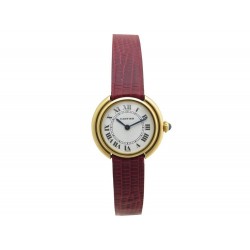 VINTAGE MONTRE CARTIER ELLIPSE 26 MM EN OR JAUNE 18K MECANIQUE GOLD WATCH 8900€