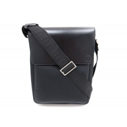 SACOCHE DUNHILL SAC REPORTER BANDOULIERE EN TOILE & CUIR NOIR HOMME BAG 595€