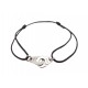 BRACELET DINH VAN MENOTTES R8 OR BLANC 18K 