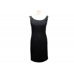 ROBE COURTE A BRETELLES GUCCI 40 IT 36 FR S EN SOIE NOIR SILK SHORT DRESS 1900€