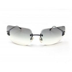 LUNETTES DE SOLEIL CHANEL 4017-D EN METAL NOIR LOGO CC EN STRASS SUNGLASSES 420€