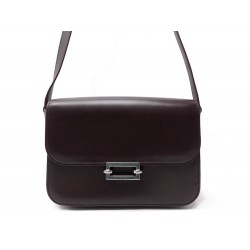 NEUF SAC A MAIN SAINT LAURENT NEW FERMOIR 657186 EN CUIR BORDEAUX HAND BAG 2500€