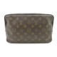 VINTAGE TROUSSE DE TOILETTE LOUIS VUITTON 27CM MONOGRAM SAC POCHETTE A MAIN 505€