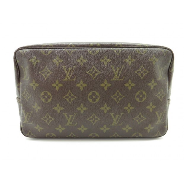 VINTAGE TROUSSE DE TOILETTE LOUIS VUITTON 27CM MONOGRAM SAC POCHETTE A MAIN 505€