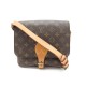 VINTAGE SAC A MAIN LOUIS VUITTON CARTOUCHIERE GM BESACE BANDOULIERE PURSE 1200€