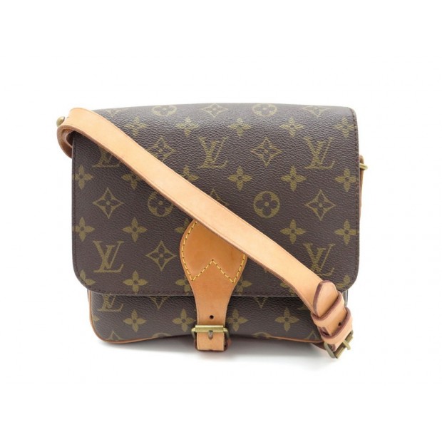 VINTAGE SAC A MAIN LOUIS VUITTON CARTOUCHIERE GM BESACE BANDOULIERE PURSE 1200€