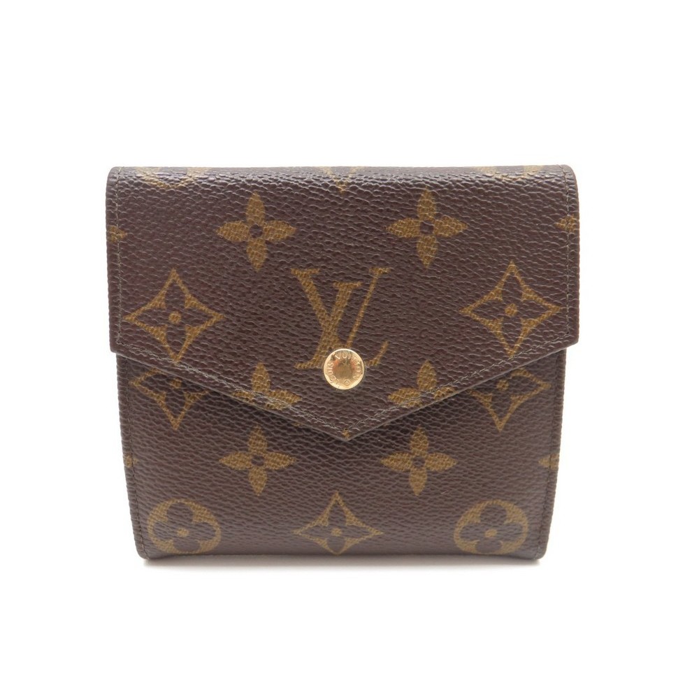 LOUIS VUITTON Louis Vuitton Portefeuille Elise W Hook Wallet Monogram  Minilan M95233 Men's Women's