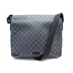 SAC BESACE MESSENGER LOUIS VUITTON GM DISTRICT TOILE DAMIER GRAPHITE BAG 1800€