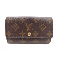 PORTEFEUILLE PORTE MONNAIE LOUIS VUITTON TRESOR TOILE MONOGRAM WALLET COINS 510€