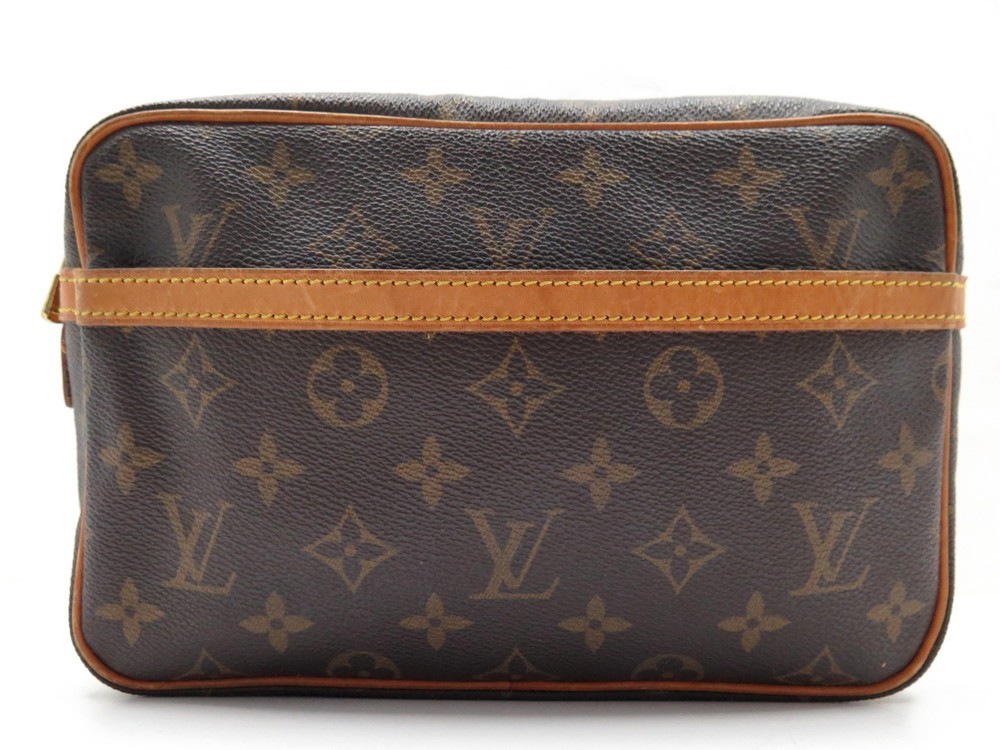 Louis Vuitton Monogram Compiegne 23 Clutch Bag M51847 LV Auth 42356 Cloth  ref.934534 - Joli Closet