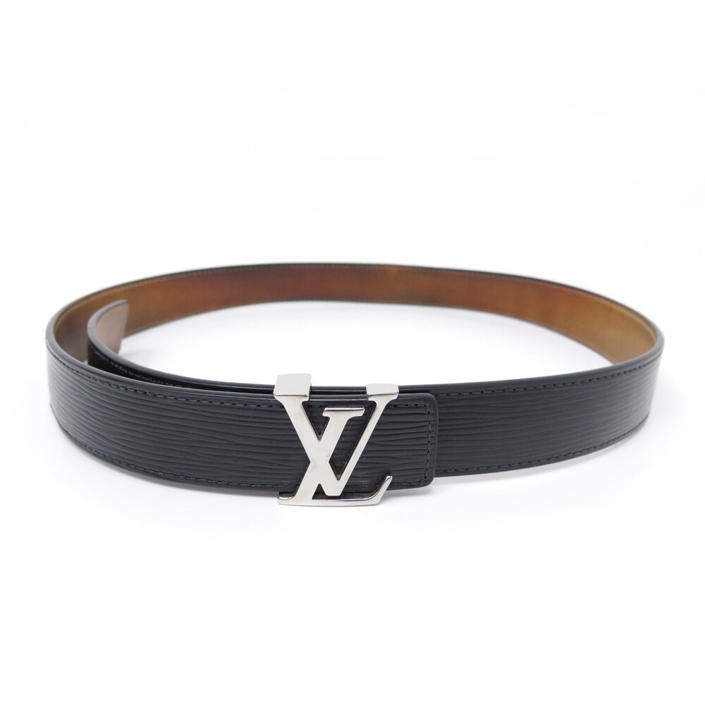 Louis Vuitton Black Epi Leather LV Initiales Belt 85 CM Louis Vuitton