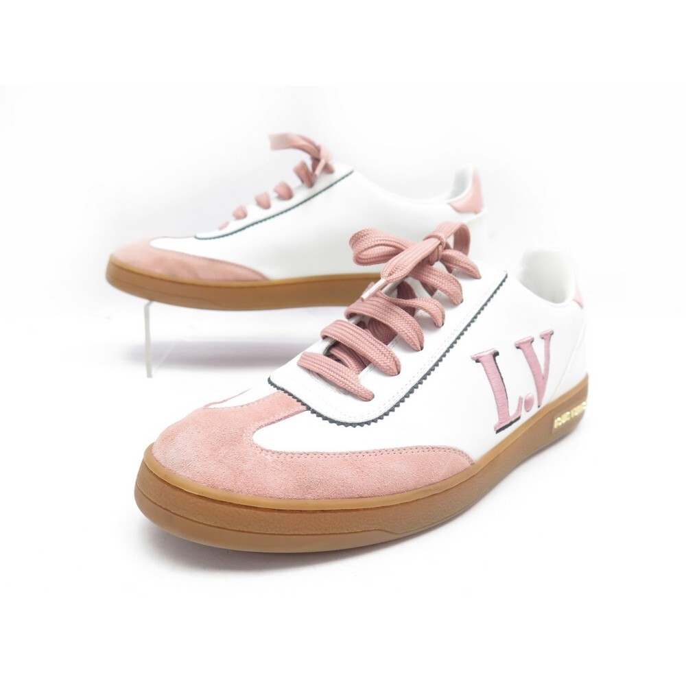 WMNS) LOUIS VUITTON LV Frontrow Sports Shoes Pink/White 1A5798