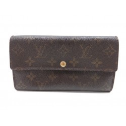 PORTEFEUILLE LOUIS VUITTON SARAH TOILE MONOGRAM LV PORTE MONNAIE BILLFOLD 475€