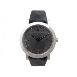 MONTRE BURBERRY BU1758 38 MM CLASSIQUE QUARTZ ACIER PALLADIE + BOITE WATCH 300€