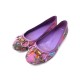 CHAUSSURES GUCCI MORS BAMBOO 138714 36 IT 37 FR BALLERINES VIOLETTES SHOES 395€
