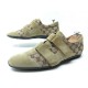 NEUF CHAUSSURES GUCCI 091835 43 IT 43.5 FR BASKETS EN DAIM & TOILE SNEAKERS 375€