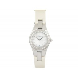 MONTRE BAUME & MERCIER LINEA MOA10078 ACIER DIAMANTS QUARTZ + 5 BRACELETS 5250€