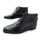 CHAUSSURES BERLUTI BOTTILLONS 9 43 CUIR GRAINE NOIR BOOTS EMBAUCHOIRS SHOE 1100