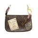 SAC A MAIN LOUIS VUITTON MINI POCHETTE EN TOILE MONOGRAM PATCH EDITION POUCH