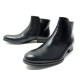 CHAUSSURES LOUIS VUITTON 8 42 BOTTINES CUIR NOIR BLACK ANKLE LOW BOOTS 905€