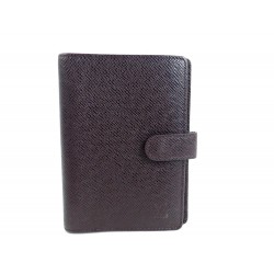 COUVERTURE AGENDA FONCTIONNEL PM LOUIS VUITTON EN CUIR TAIGA VIOLET DIARY 290