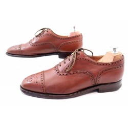 CHAUSSURES CHURCH'S DIPLOMAT RICHELIEU 6.5G 41 EN CUIR BRUN CLAIR SHOES 620€