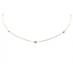 NEUF COLLIER CARTIER DIAMANTS LEGERS B7218700 EN OR JAUNE & DIAMANTS JEWEL 2970€