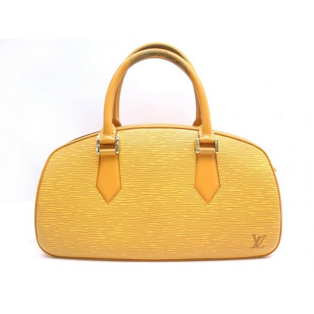 SAC A MAIN LOUIS VUITTON JASMIN M52089 EN CUIR EPI JAUNE HAND BAG PURSE 1350€